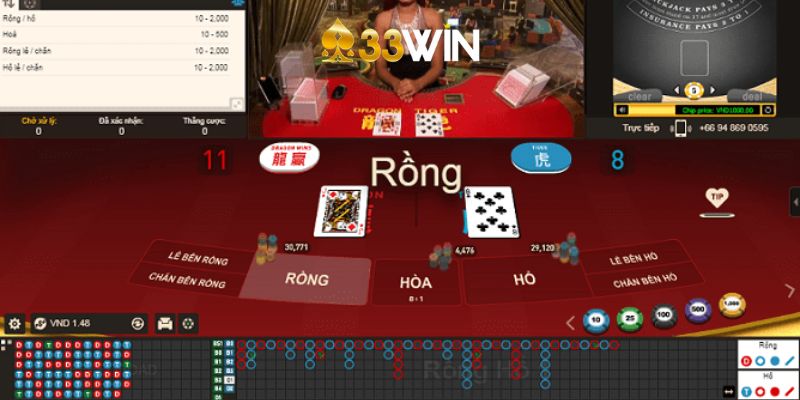 Mẹo Chơi Rồng Hổ – Kinh Nghiệm Tại 33Win