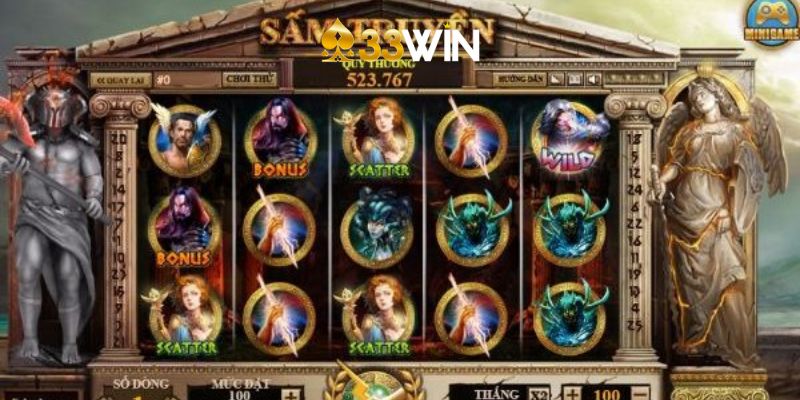 Hướng dẫn tính điểm game nổ hũ Sấm Truyền 33Win